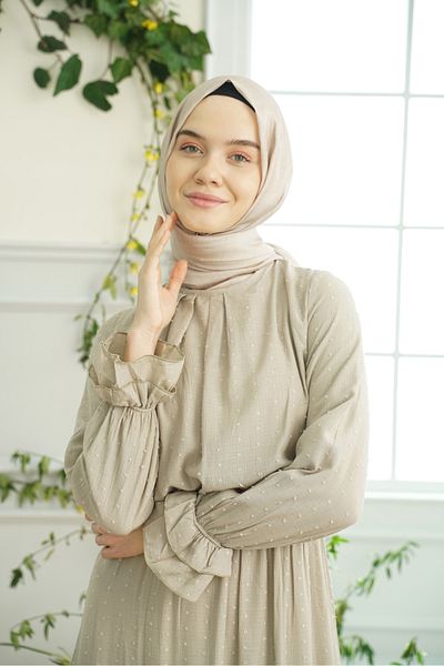 ARMANDA Princess Series Frameworked Solid Pattern Shawl