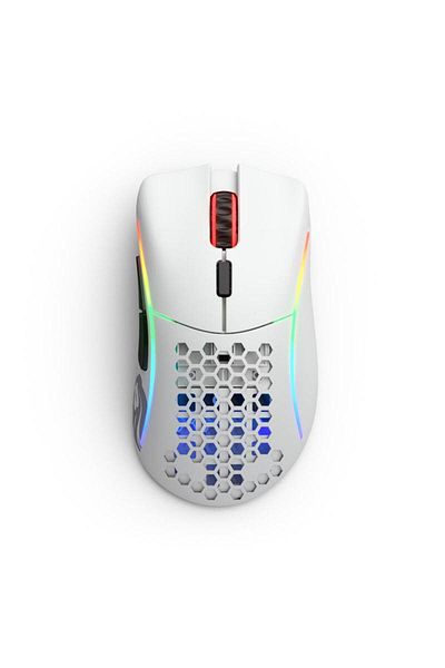 Glorious Glorios Cursa D-Mat Wireless Gaming Mouse-Alb