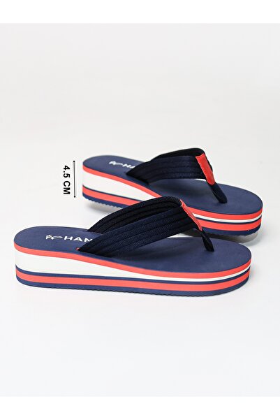 HANOX Poppy Woven Wedge Heel Women's Flip Flops Beach Slippers Flip Flops (4.5) cm