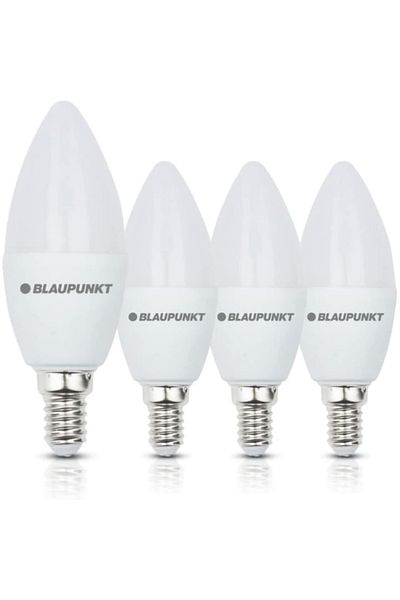 Blaupunkt Set 4 LED Bulbs Candle E14 6.8W 595Lm 4000K Class F Blaupunkt