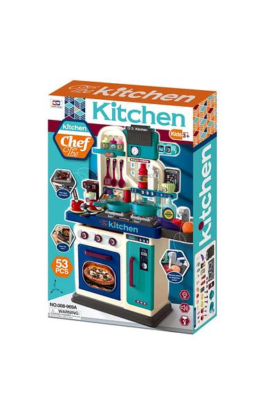 OEM Children's kitchen Ocie The Chef 53 pieces Green 22x53x69 cm