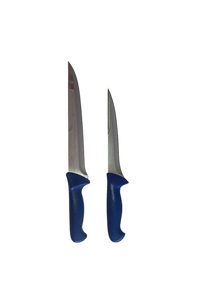 Rovitech Set of 2 professional butcher knives, 1 25 cm carving knife, 1 stainless steel carving knife