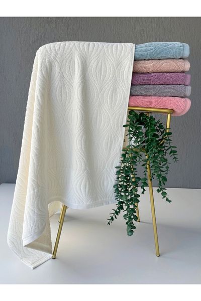 sarra 90X150 Middle Bath Towel - Dried Rose