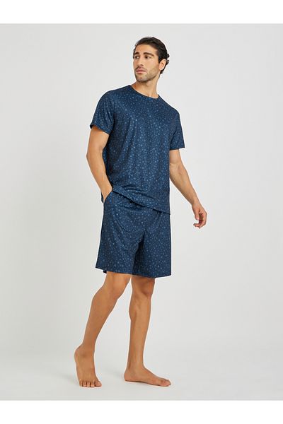 Styli All-Over Printed T-Shirt and Shorts Pyjama Set