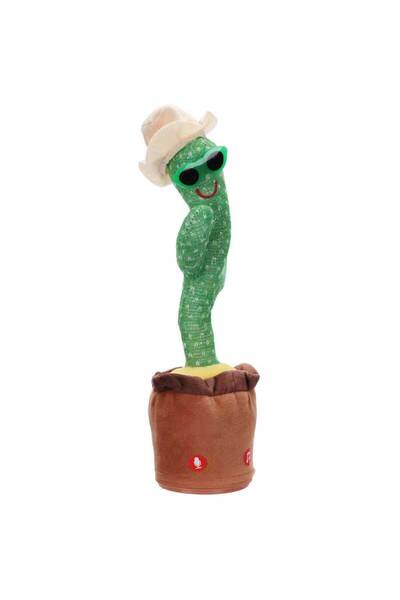 Birlik Oyuncak Dancing Cactus - Cream Hat - Green Glasses