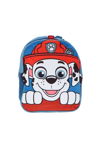 PAW PATROL Velour Backpack, Marshall, Blue, 31 x 8 x 25 cm