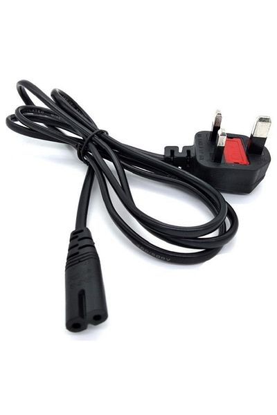 rexa Universal Power Cable for PS4 & PC – 2-Prong AC Power Cord for Consoles, Monitors & Electronics
