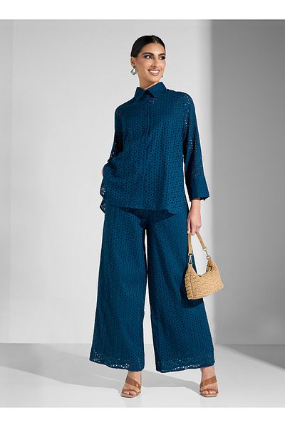 Sinoir Woven Women Schiffli Shirt