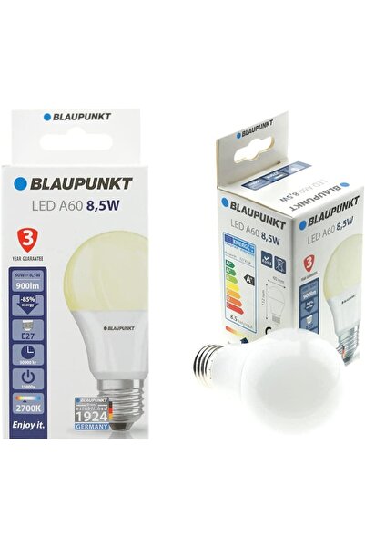 Blaupunkt Bec LED A60 E27 8.5W 900Lm 2700K Clasa E Blaupunkt