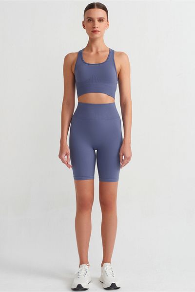 COMEUP Recuperator Biker Shorts Swordfish Blue