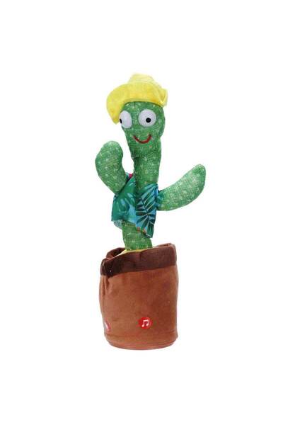 Birlik Oyuncak Dancing Cactus - Yellow Hat - Floral Shirt