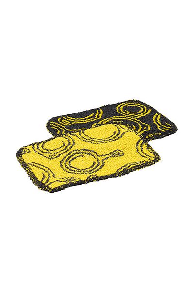 Lodge Non-Abrasive Multi-Surface Everyday Scrub Cloth Yellow and Black