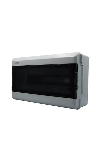 ALEDIO Cofret etans, aparent, 18 module, 1 rand, IP65, protectie UV, Aledio