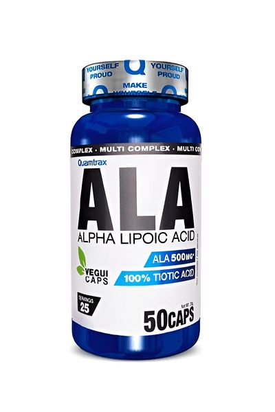Quamtrax Alpha Lipoic Acid, ALA, 50 Caps, 25 Servings