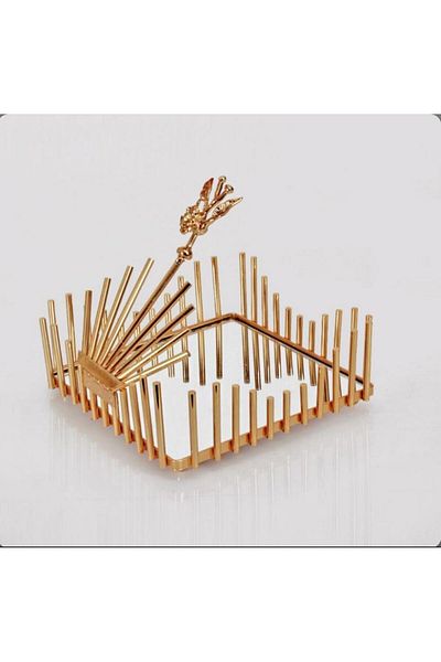 DM HOME Mirror Metal Napkin Rack