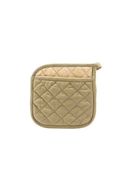 Mukitchen حامل أواني قطني بيج 9 × 9 بوصة