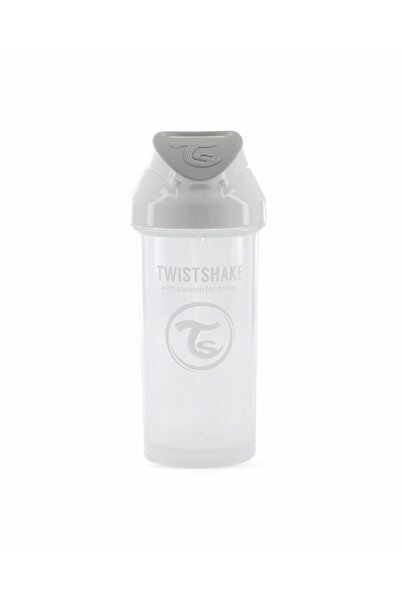 Twistshake Glass with Straw 360 ml (6+ Months) |   White
