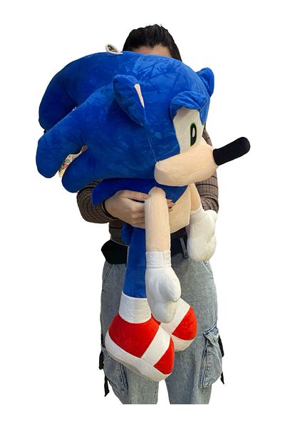 JPT Giant blue Sonic the Hedgehog plush toy 80cm