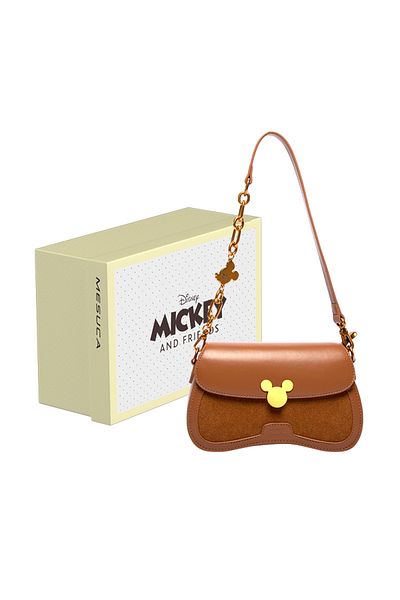 Disney Lady Shoulder bag Material:PU Light Brown Color