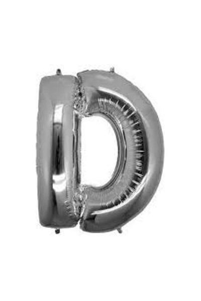Modafiks Silver Color Foil Balloon 1 Meter