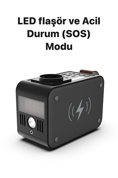 Xenon Smart Taşınabilir Güç Kaynağı | 88W, 24000 mAh, Güneş Paneli Uyumlu, Akım Korumalı, Güç İstasyonu (X6801)