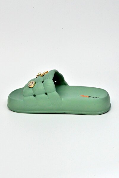 AkınalBella Παντόφλες AKINALBELLA με μονό λουράκι, διακοσμημένες Eva E288.Z.0001