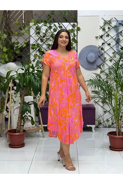 Punta Otantik Frd17023 Viscose Feride Dress