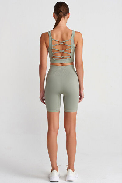 COMEUP Recuperator Biker Shorts Light Green