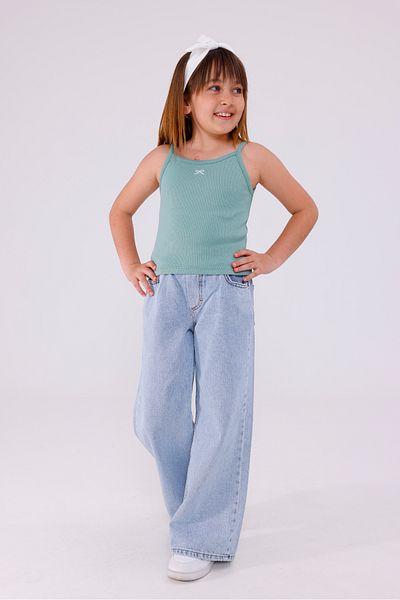 GİYİCEM TEKSTİL Girls' Elastic Jeans 2211