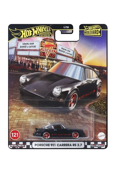 HOT WHEELS PREMIUM BOULEVARD DIECAST CAR PORSCHE 911 CARRERA RS 2.7 SCALE 1:64