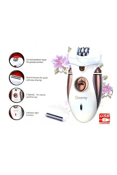 Geemy Rechargeable Epilator and Shaver For women