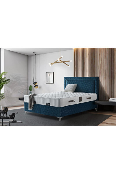 Yuvaset Home Dakar Full Ortopedik AntiAlerjik 24cm 140*190 Yatak- Baza- Başlık Seti