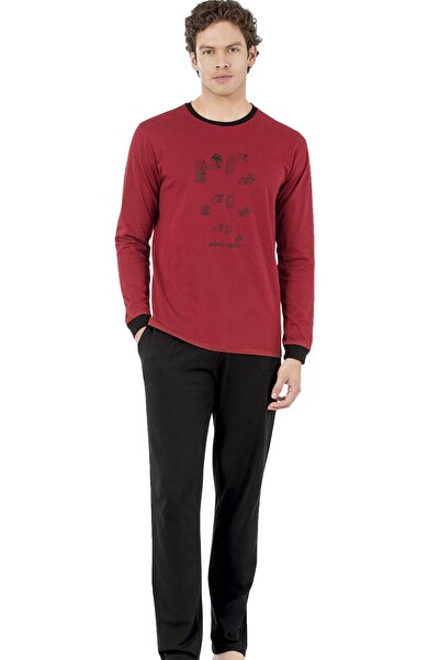 Pierre Cardin %100 Pamuklu Erkek Pijama Takım