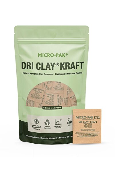 Micro Pak Micro-Pak Dri Clay Nem Alıcı Bentonit Kil, Gıda Depolama, Dolap, Gi...