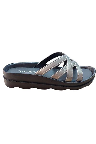 Voga 1727 Platinum Skin Flat Sole Comfort Casual Daily Slippers