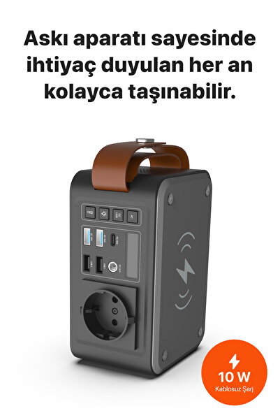 Xenon Smart Taşınabilir Güç Kaynağı | 88W, 24000 mAh, Güneş Paneli Uyumlu, Akım Korumalı, Güç İstasyonu (X6801)