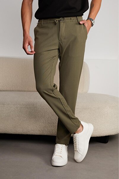 HA-KA GİYİM Erkek Yeni Sezon Jogger Pantolon Lastikli Bel Likralı Kordonlu Slim