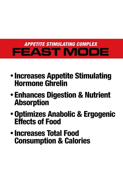 MuscleMeds Feast Mode, Weight Gain Pill, 90 Caps, 30 Servings