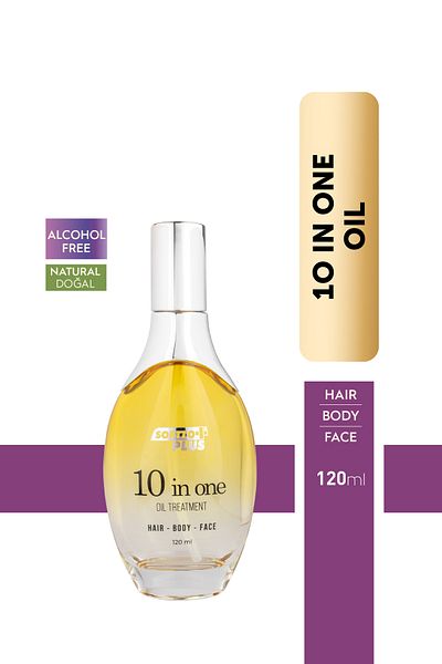 Softto Plus 10 in 1 Hair, Body and Face Care Oil with Precious Oil Content