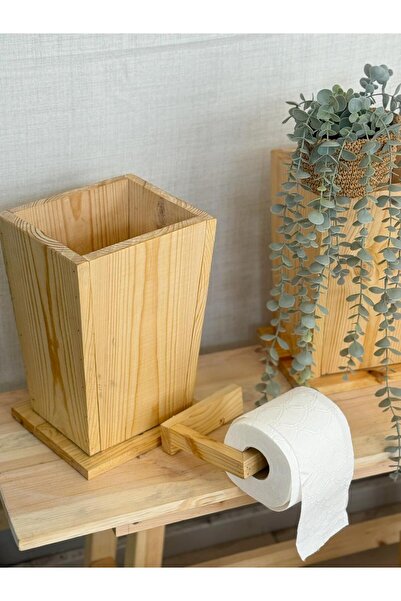 Maison Avf Wooden Trash Can