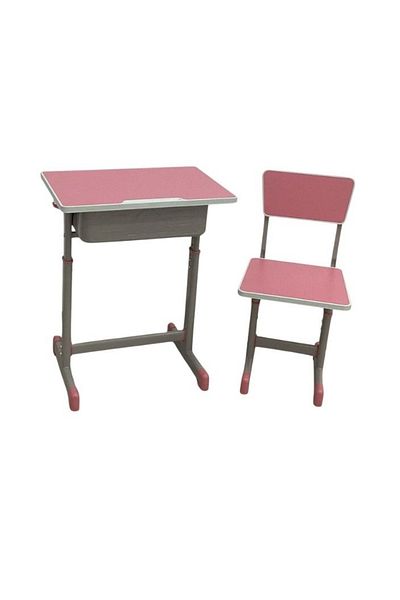 smart home Kids Study Desk Table + Chair Set | Study Table and Chair Set with Fiber Surface and Iron Legs