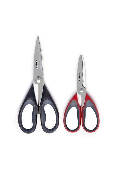 ZYLISS 2-Piece Multi-Purpose Scissor and Shear Set Multicolor