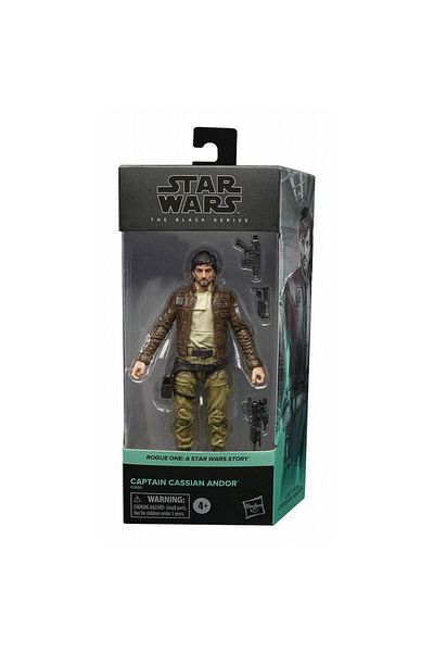 Star Wars Hasbro Figure, Star Wars Captain Cassian Andor, Ages 4+, 15 cm, Multicolor