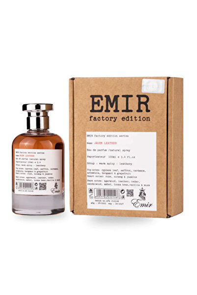 Paris Corner Ediție Warm Leather Factory, Emir Paris Corner, Apă de parfum, Unisex, 100 ml, 100 ml