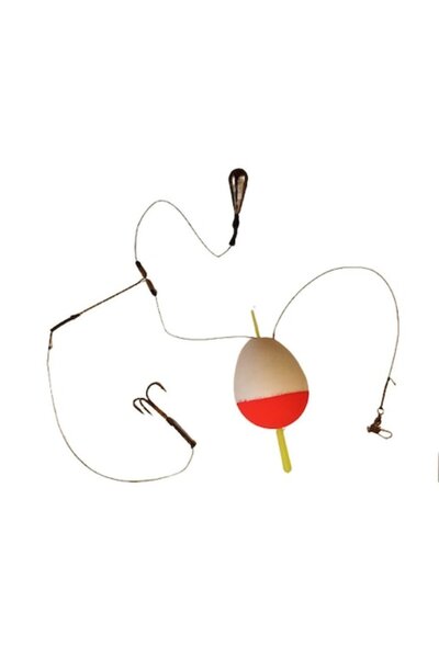 prokarpfishig Montura pentru stiuca si salau cu ancora si pluta 25g/SET 2 BUCATI