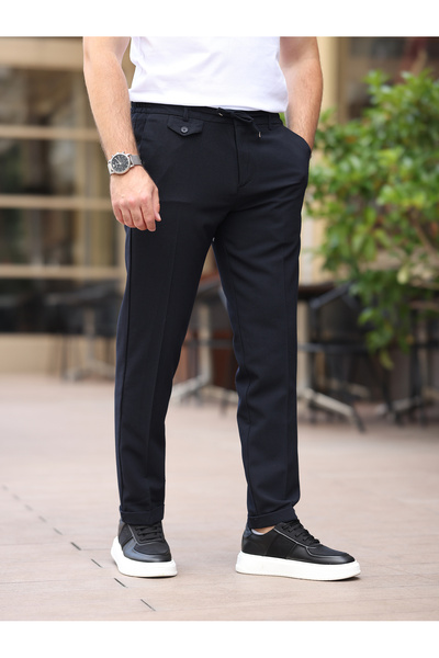 BASEL.CO Iron-Free Slim Fit Seersucker Jogger