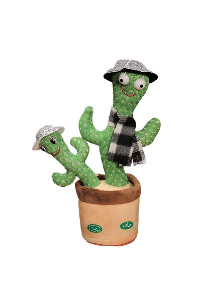 Generic Dancing Cactus Toy Singing Talking Record Electric Cactus Toy Wholesale Dancing Cactus Doll Eco-frie