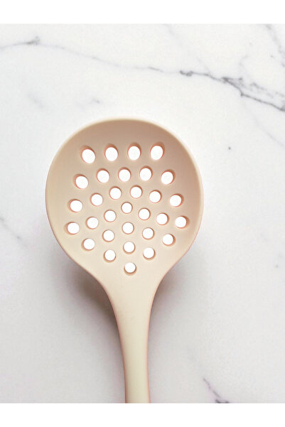 EMPA A V M Ivory Fireproof Non-Stick Silicone Frying Colander