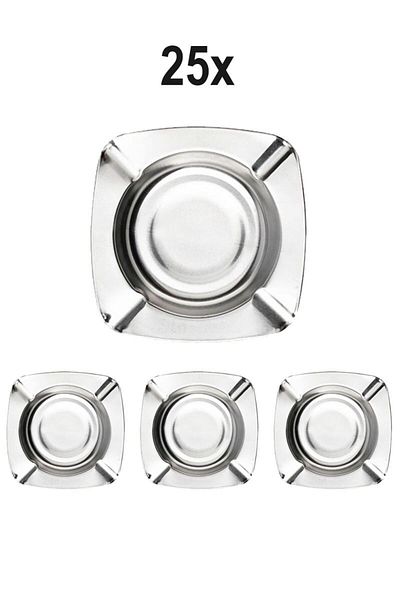 Falconetti 25Pcs Steel 11cm Fine Tea Garden Coffee House Ironmongery Ash Tray Ashtray