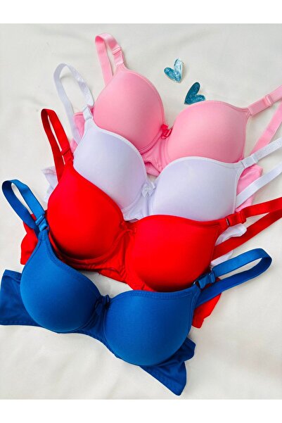 İNKO İÇ GİYİM Economical Supported Padded 4-Piece Recovery Bra